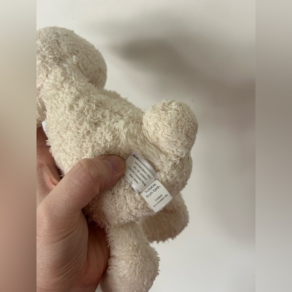 Jellycat Nugget Bunny Rabbit Soft Toy Baby Comforter White Rare Retired - Picture 7 of 9